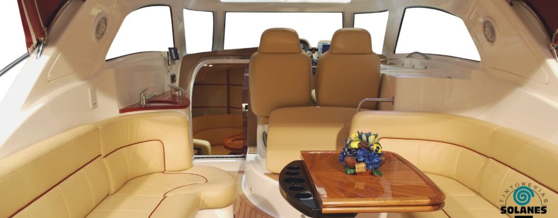 limpieza de tapicería náutica